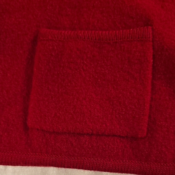 Wool Talbots Red Women's Sweater Cardigan - Picture 8 of 13